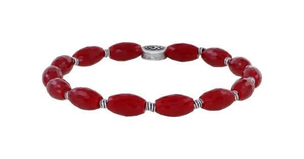 Rot - Petit Glamour d'Afrique - Armband von Konplott